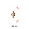 Novedad Flor-brillo Frente Dunhuang Pegatina de Cejas Niños Adultos Mujeres Hanfu Estilo Antiguo Vestido Antiguo Estampado en Frente Pegatina de Actuación