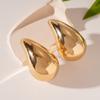 Pendientes sencillos de aguja de acero acrílico con forma de gota de agua, con personalidad transfronteriza europea y americana, elegantes y de alta calidad.