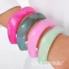 Accesorio transfronterizo de gran venta, producto nuevo: brazalete abierto de forma de ola irregular para mujer, conjunto de tres piezas personalizado y de moda de joyería para mujer
