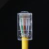 Cabezal de cristal de dos piezas de categoría 6 Gigabit Material de PC ecológico Cabezal de cristal sin blindaje de categoría 6 de alta calidad