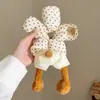 Lindo Scrunchie de Flor de Trasero de Mickey Puntos Dibujo Animado Lindo Goma para el Cabello Muñeca 3D Rodete Cola de Caballo para Mujer