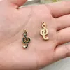 Misturado 20 Europeu e Americano Gota de Óleo Desenho Animado Instrumentos Musicais Guitarra Piano Notas Liga de Zinco Pingente Pulseira DIY Acessórios de Joias
