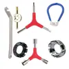 Ferramenta de Ajuste de Raios de Bicicleta Mountain Bike, Chave de Raios, Chave de Raios Modelo Novo, Chave de Raios de Bicicleta, Ferramenta de Abertura de Raios