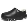 Zapatos de Trabajo Antideslizantes con Forro de Felpa y Suelas Gruesas al por Mayor para Uso en Casa y al Aire Libre, Zapatos de Algodón Impermeables y Antideslizantes para Catering y Trabajo de Chef