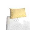 Funda de almohada estilo minimalista color liso individual 2023 nueva funda de almohada de algodón puro para el hogar 48X74cm al por mayor