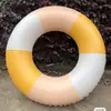 Anillo Inflable Retro para Nadar Anillo Grueso de PVC para Nadar Anillo Rayado para Nadar Salvavidas Infantil Anillo para las Axilas Anillo para Nadar para Adultos