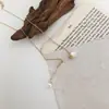 Colar de Corrente de Clavícula Retrô Suave ao Luar Francês Rosa Branca Elegante Cyber Celebrity Super Fairy Neck Chain