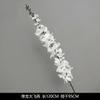 Flores Artificiales Blancas con Acabado de Alta Gama, Materiales Florales Realistas, Flores de Seda para Bodas al Aire Libre, Decoraciones de Bienvenida, Arreglos Florales, Flores Falsas, Materiales para Manualidades