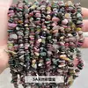 Productos semiacabados de grava de cristal mult material natural, grava irregular con agujero pasante para pulseras, collares, pendientes y accesorios para ensartar cuentas