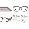 Japón y Corea del Sur Sudeste Asiático Placa Textil Arte Joker Moda de Negocios Montura de Gafas Moldeada por Inyección Popular Rascacielos 15039