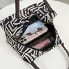 Bolsa de Mão Estampada com Tendência Nacional da Moda, Grande Capacidade, Prática, Resistente ao Desgaste, Bolsa Saco, Armazenamento de Lancheira para o Trabalho, Venda por Atacado
