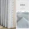 Nuevas Cortinas Florales Morris Estilo Francés, Totalmente Opacas, Estilo Crema, para Dormitorio y Sala de Estar, Cortinas de Chenille Románticas de Alta Gama