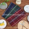 Jogo Americano Toalha Absorvente Xadrez Vintage Clássico, Pano de Prato, Pano de Cozinha, Venda Direta, Em Estoque, Extra Grande 100g