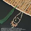 Guirlanda de Franjas com Sufixo Longo Suporte para Costas Colar de Nuvem Acessórios Hanfu Feitos em Ming Estilo Antigo Cadeado Seguro de Longa Vida Novo Estilo Chinês Retrô