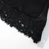 Ins Moda Europeia e Americana Transfronteiriça 2026 Nova Moda Estilosa Roupas Femininas Atacado Manga Curta Solta Renda Costura Assimétrica Camiseta