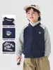 Chaqueta de Béisbol Guapa para Niños Europeos Derecha Otoño 2026 Nueva Ropa para Niños Niños Bebé Niño Pequeño Estilo Primavera/Otoño Top