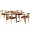 Cadeira de avô, cadeira com encosto, cadeira de jantar, design moderno e minimalista, mesa de jantar comercial, banqueta de restaurante em formato de chifre de boi, encosto, cadeira de chá de ferro forjado