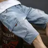 Shorts Jeans Masculino, Estilo Workwear, Caimento Solto, Estilo Retro Japonês Tendência, Novo Modelo de Verão, Calça Casual com Múltiplos Bolsos