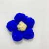 Em estoque flor puff de crochê à mão flor de lã acessórios para roupas acessórios buquê de flor artificial acessórios de corsage de bolsa