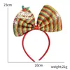 Diadema Decorativa Navideña para Niños Accesorios para Disfrazarse en Fiestas Navideñas Diadema Navideña Astas de Reno Diadema de Cinco Estrellas