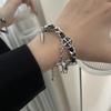 Colar Pulseira Rivet Único Nicho Doce Cool Picante Menina Subcultura Punk Goth Corrente Clavícula Gargantilha