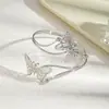 Colección de Pulseras de Brazo, Pulseras Abiertas Metálicas con Flor y Borla Transfronterizas Europeas y Americanas para Mujer, Moda Personalizada, Accesorios de Estilo Marino Sencillo