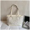 Bolsa Peluda para Mulheres, Grande Capacidade, Novo Estilo Inverno 2025, Bolsa de Mão Casual, Bolsa Tote Peluda de Alto Valor para o Dia a Dia