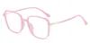 Gafas 2023 de Moda que Cambian de Color Anti-Luz Azul Gafas Cuadradas Planas Montura Metálica para Gafas Nuevas Gafas que Cambian de Color Transfronterizas