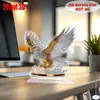 Águila de Alas Extendidas de Nuevo Producto Transfronterizo Decoración de Avión de Acrílico 2D con Soporte Decoraciones para Escritorio de Oficina en Casa Entrada