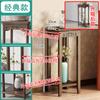 Mesa Cuadrada con Patas de Madera Maciza Mesa Simple para Balcón Mesa de Café Pequeña Mesa Auxiliar Mueble de Sala de Estar Doméstico Mesa de Esquina Moderna Simple Gabinete Lateral para Sofá