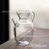 Tetera Pequeña Estilo Dinastía Song, Tetera Alta de Borosilicato con Filtro Integrado para Separación de Té y Agua, Dispensador Pequeño de Agua, Tetera para Té Verde
