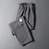 Pantalones de trabajo al por mayor para hombre, overoles holgados resistentes al desgaste, pantalones casuales de verano de algodón y lino de seda de hielo