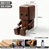 Figura de Madera Linda con Piernas que se Mueven para Ambientador de Coche, Decoración Creativa de Piernas que se Mueven para la Salida de Aire del Coche
