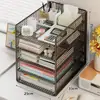 Estante Vertical de Múltiples Niveles para Archivo Debajo del Escritorio Estantería de Piso Gabinete para Documentos Papel A4 Almacenamiento de Datos de Archivo