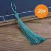 Atacado de Fábrica Ornamento Pendurado Estilo Antigo Marcador de Página Leque Festivo Tassel Colorido Embalagem Presente Cortina Pequeno Tassel