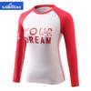 Roupas de Proteção Solar Transfronteiriças Personalizadas Masculinas e Femininas de Secagem Rápida com Manga Longa Roupa de Banho com Proteção Solar Mergulho Surfe Praia Casal Adulto Mergulho