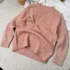 Nuevo Suéter de Lana para Niños Otoño/Invierno 2026 con Patrón Trenzado, Jersey de Color Sólido para Niñas, Elegante Suéter de Punto, Capa Base para Bebé
