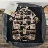 Camisa Japonesa de Manga Corta para Hombre Ins Retro Dibujos Animados Animal Personalidad Estampado Streetwear Coreana Holgada Top de Moda