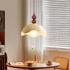 Lustre Retro Casca de Ovo, Luminária de Restaurante Francês Medieval, Lustre para Mesa de Jantar, Luminária de Designer, Luminária para Sala de Jantar Estilo Japonês Wabi-Sabi