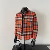Camisa de Manga Larga a Cuadros 2026 Estilo Japonés Estilo Hong Kong Holgada Ins Camisa de Verano Versátil Casual Chaqueta de Pareja