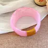 Pulsera geométrica de cuentas acrílicas transfronteriza europea y americana, diseño de nicho exagerado, lujo ligero, sensación de alta gama, accesorio de mano personalizado