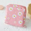 Bolsa de armazenamento para absorventes higiênicos, grande capacidade, fofa, desenho animado, portátil, para estudantes, toalha íntima, bolsa organizadora, bolsa para miudezas