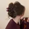 Pinza para el pelo acrílica de alta calidad de Corea del Sur, pinza grande de tiburón, horquilla sencilla, accesorios para el cabello para la parte posterior de la cabeza de mujer, venta al por mayor