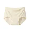 Ropa Interior de Modal para Mujer, Verano Transpirable Seda Antibacteriano en la Entrepierna Cintura Media Talla Grande para Mujer Pantalones Cortos Triángulo Sin Costuras Venta al por Mayor