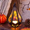 Decoraciones de Halloween Bolso Infantil Linterna de Calabaza Accesorios para Ambiente de Fiesta Adornos de Escritorio Regalos Luces Nocturnas