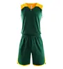 Roupa de Basquete de Alta Qualidade conjunto em estoque Atacado Respirável Secagem Rápida Regata Roupa de Competição de Basquete Camisa Masculina Número Imprimível