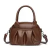 Bolso de hombro de moda para mujer 2026, bolso tote simple y versátil, bolso cruzado ligero de color sólido multicapa para mujer