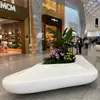 Banco de piscina Huangli FRP con forma de árbol, silla grande personalizada para exteriores, parterre de flores, exhibición comercial en aeropuertos, escultura de jardín paisajístico.