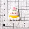 Pêssego Brilhante Gato Criativo DIY Creme Capa de Celular Grampo de Cabelo Feito à Mão Faixa de Cabeça Ímã de Geladeira Material para Joias