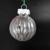 Bola de Natal transparente de 6 cm em formato especial, decoração de árvore de Natal, bola de plástico transparente, pingente de Natal, decoração de Natal